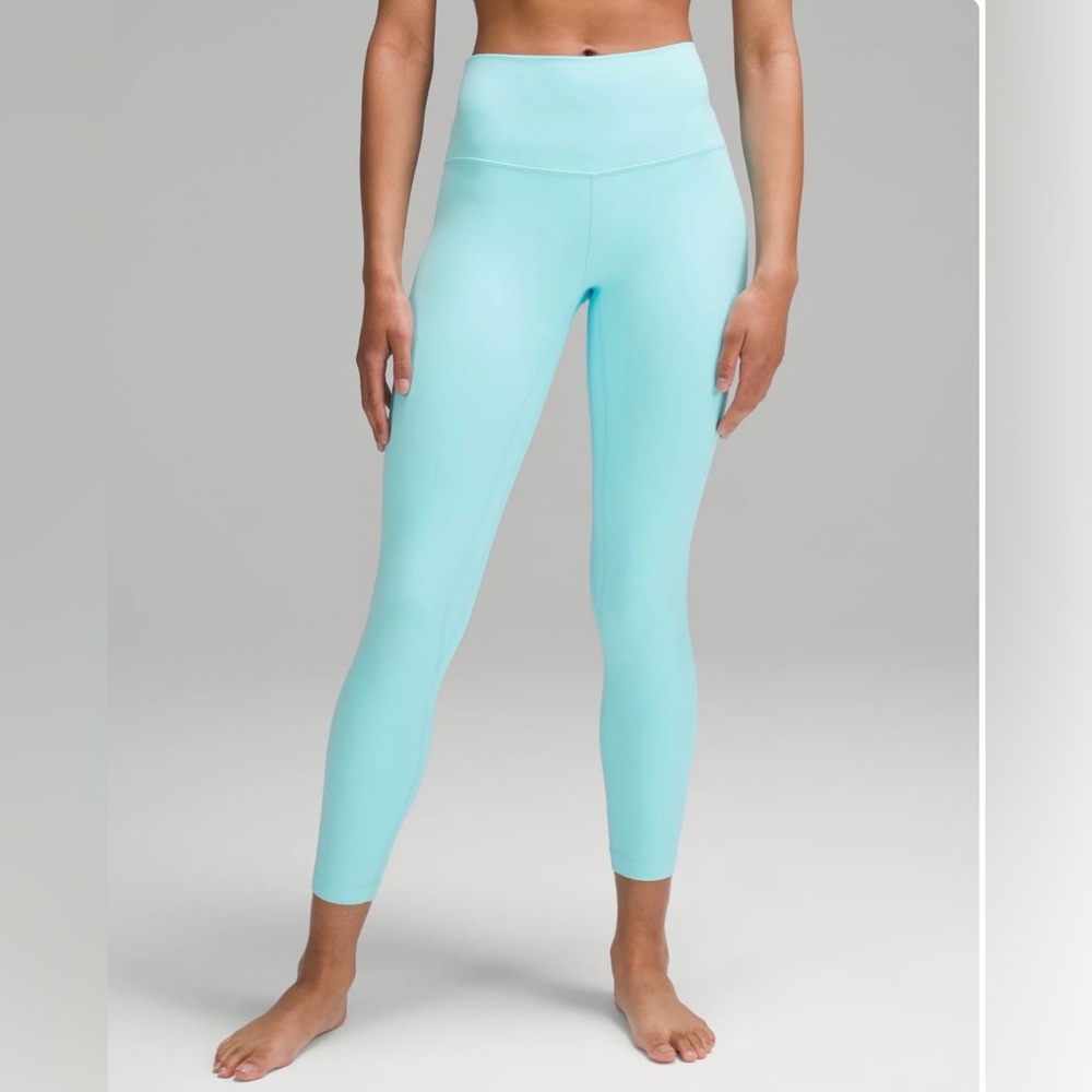 lululemon Align™ High-Rise Pant 25" - size 8 - color Cyan Blue